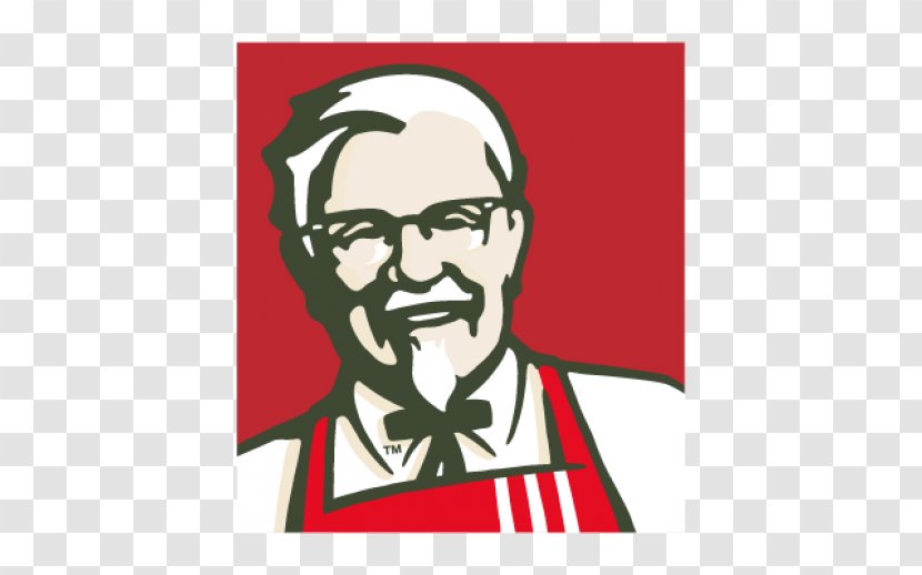 Colonel Sanders KFC Fried Chicken Restaurant Pizza Hut - Stencil - Vector Transparent PNG