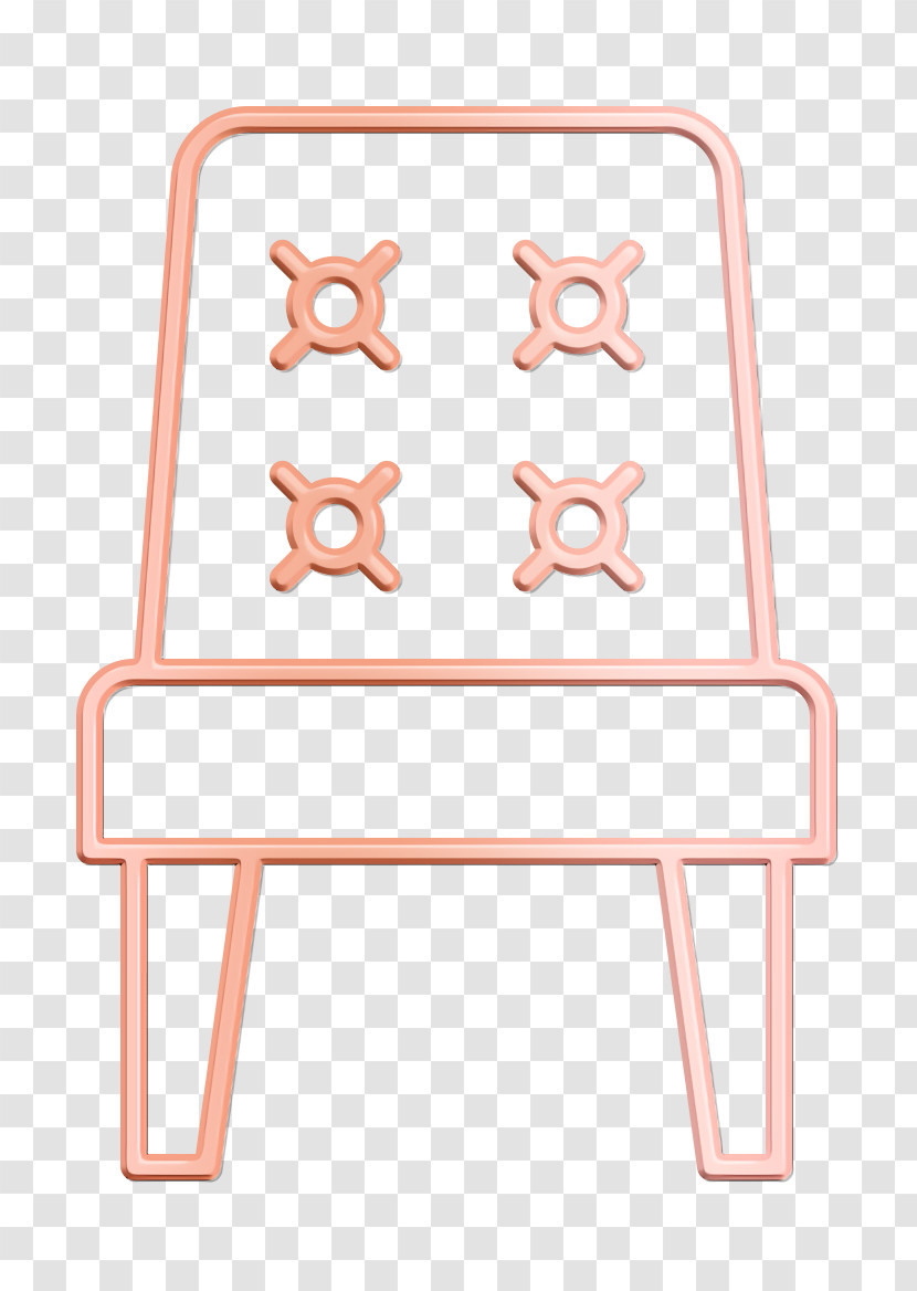 Interiors Icon Chair Icon Transparent PNG