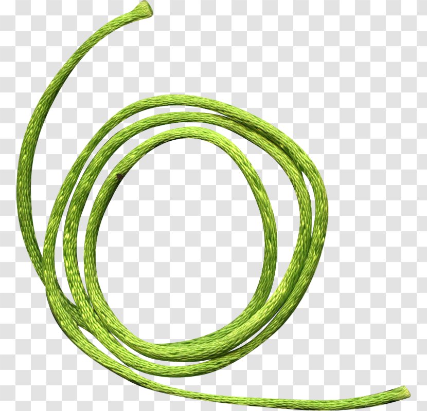 Clip Art - Rope - Green Transparent PNG