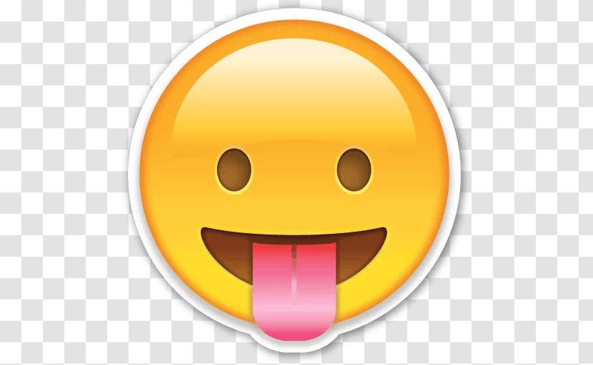 Emoji Sticker Smiley Emoticon Wink - Tongue Transparent PNG