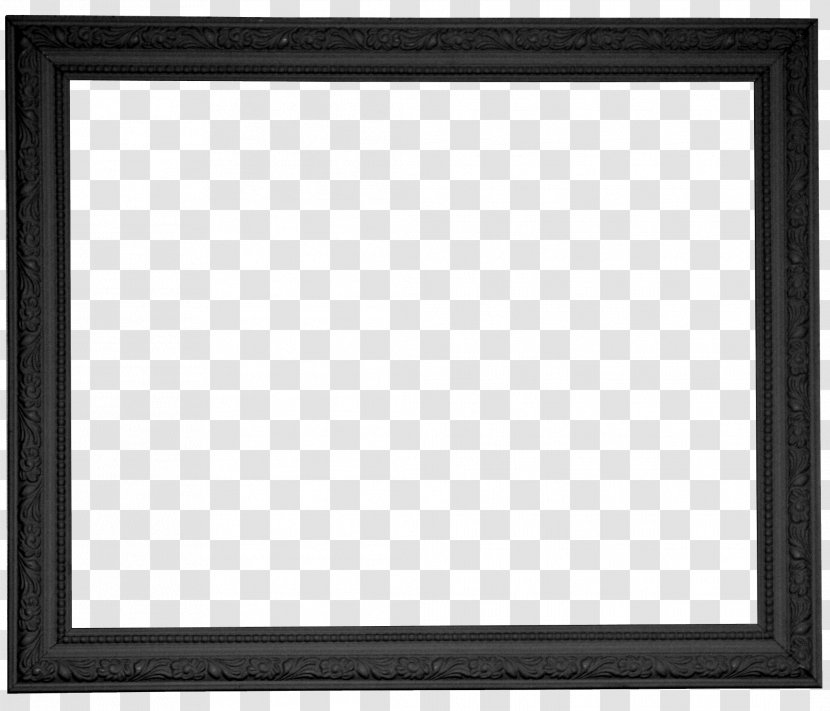 Black And White Chessboard Square Pattern - Symmetry - Creative Frame Transparent PNG