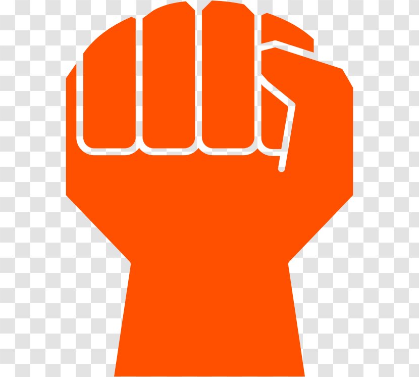 Raised Fist Clip Art - Hand - Stroke Transparent PNG