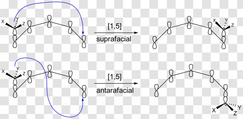 Sigmatropic Reaction Rearrangement Atom Cope Antarafacial And Suprafacial - Silhouette - Tara Transparent PNG