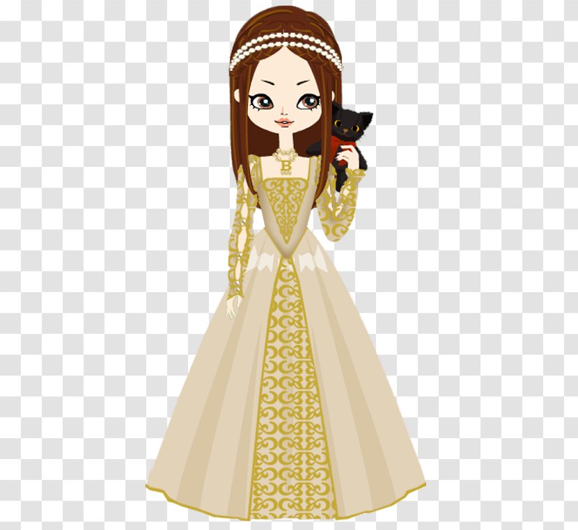 Costume Design Human Hair Color Gown Cartoon - Queen Elizabeth Transparent PNG