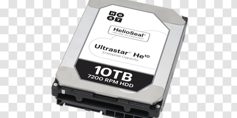 Hard Drives HGST Ultrastar He10 8 TB Internal Drive - Data Buffer - 600 MBps7200 Rpm Serial ATA 10 Drive600 RpmHard Disk Platter Transparent PNG
