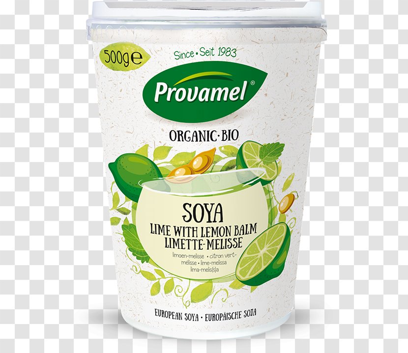 Lime Organic Food Lemon Soy Yogurt Soybean - Citric Acid - Balm Transparent PNG