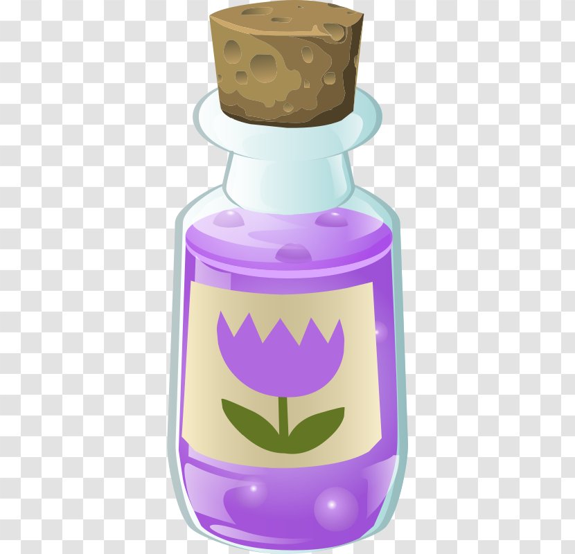 Potion Clip Art - Glass Bottle Transparent PNG