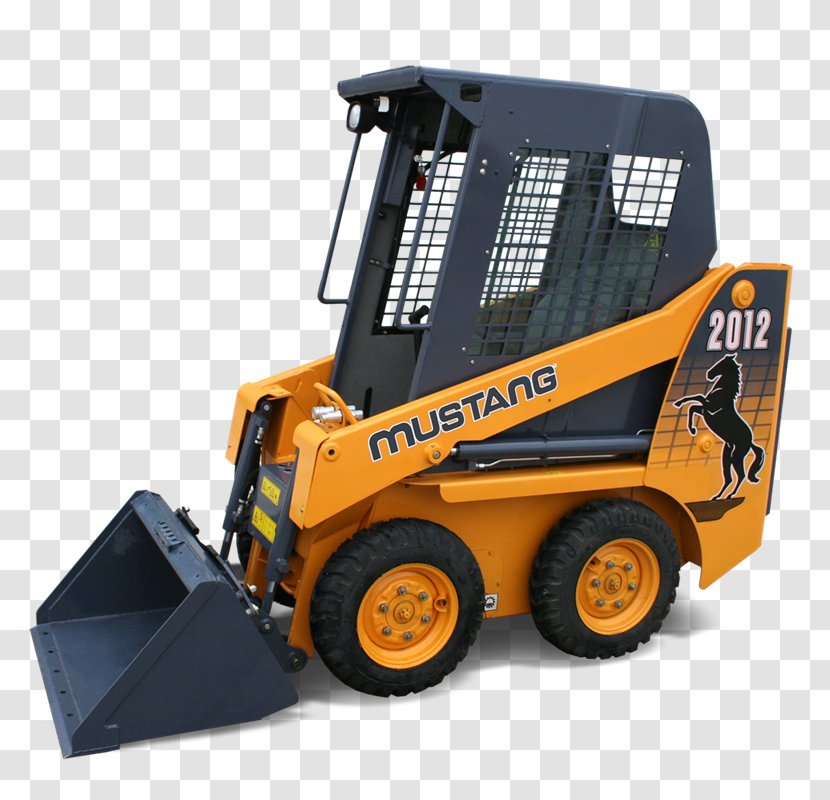 Ford Mustang Skid-steer Loader Heavy Machinery Minicargadora - Continuous Track - Engine Transparent PNG