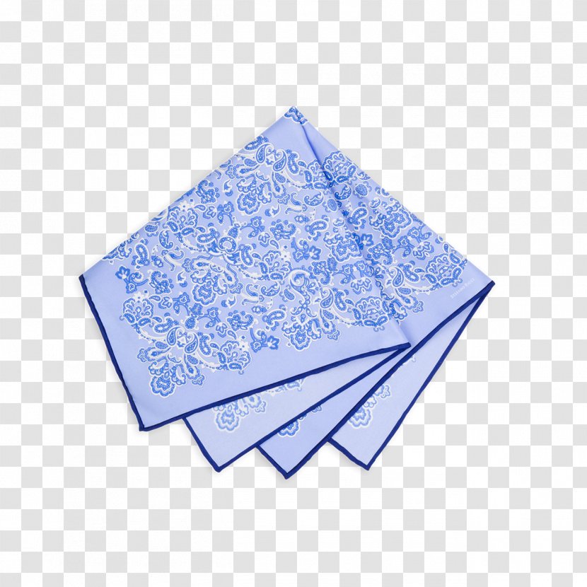 Handkerchief Blue Image Silk - Sambe - Minhyun Transparent PNG