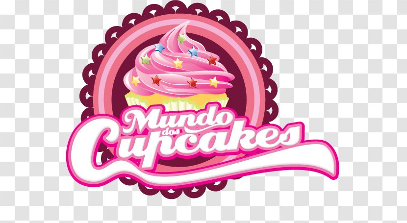 O Mundo Dos Cupcakes Confectionery Chocolate Rio De Janeiro - Pink - Cupcake Logo Transparent PNG