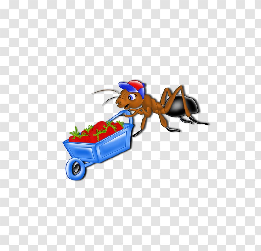 Ant Clip Art - Fictional Character - Ants Carts Transparent PNG