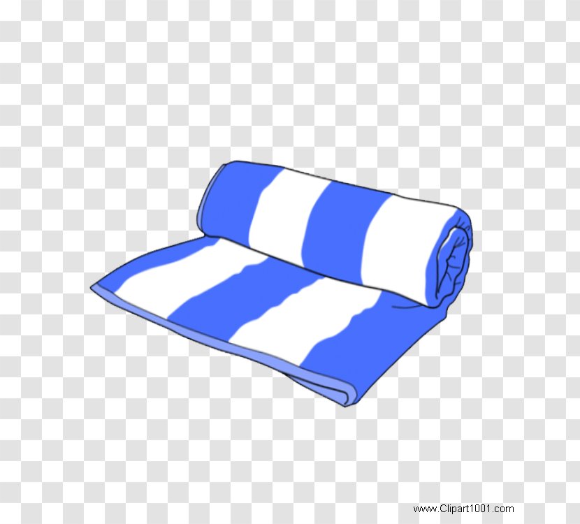 Clip Art Towel Blue Typeface Free Content - Beach - Cartoon Transparent PNG