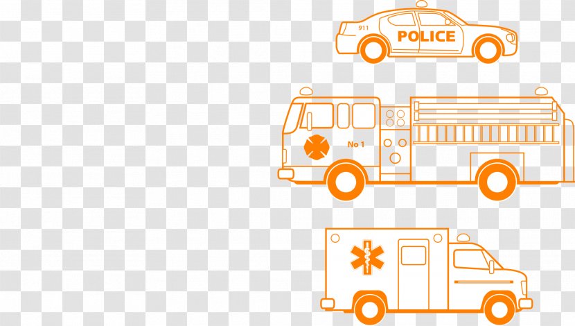 Fire Engine Car Clip Art - Ambulance - Police Transparent PNG