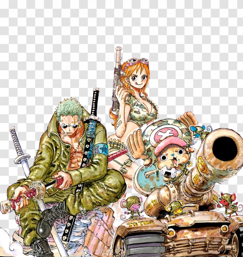 Roronoa Zoro Monkey D. Luffy Nami Usopp Vinsmoke Sanji - Watercolor - One Piece Transparent PNG