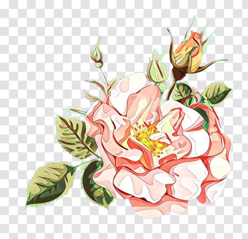 Watercolor Pink Flowers - Artificial Flower Magnolia Transparent PNG