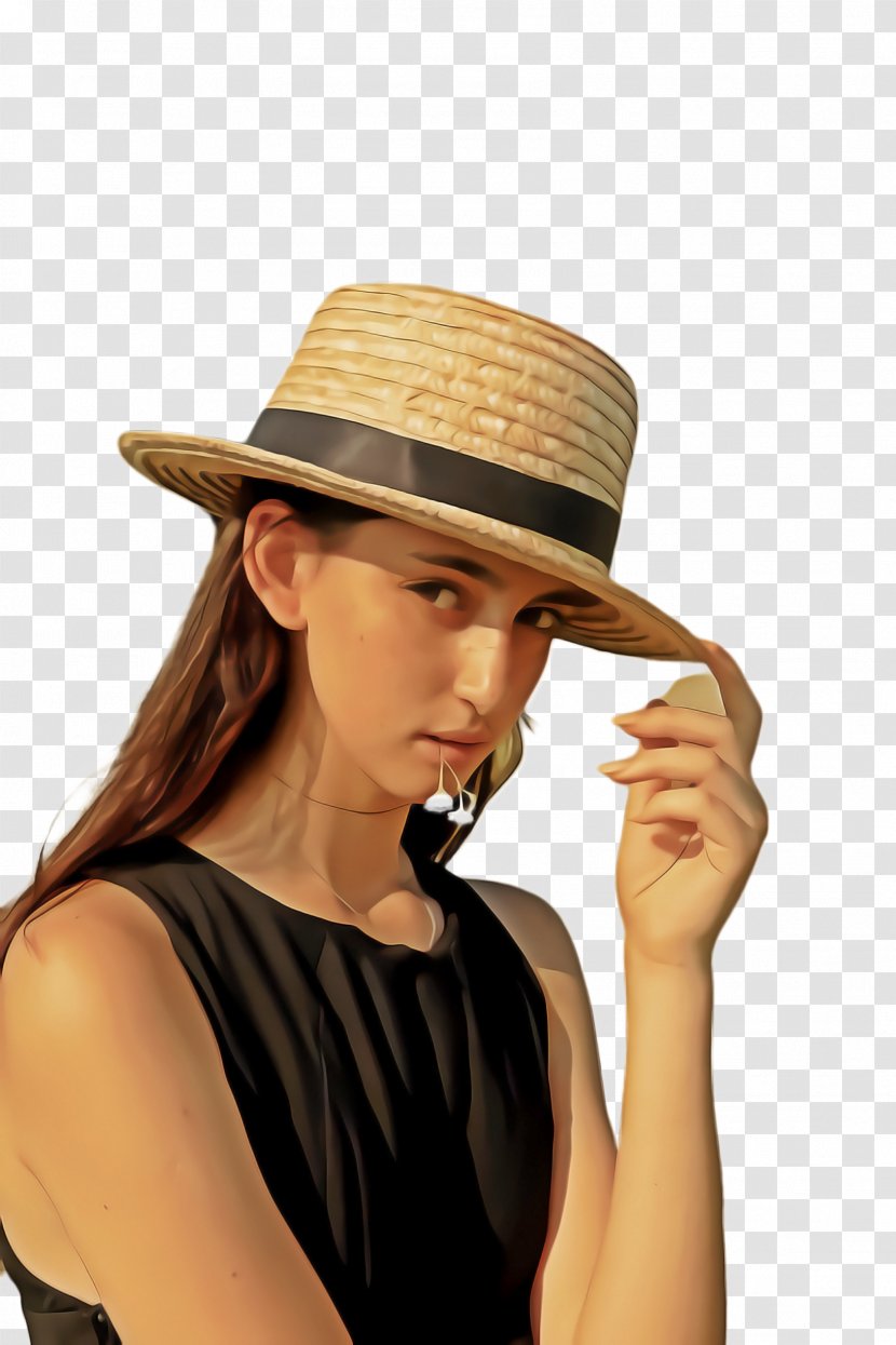 Sun Drawing - Hat - Costume Beige Transparent PNG