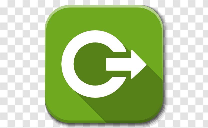 Grass Brand Sign - Green - Apps Dialog Logout Transparent PNG
