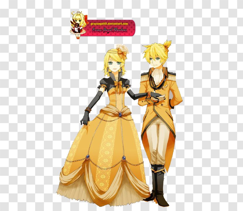 Kagamine Rin/Len Story Of Evil Song Vocaloid YouTube - Watercolor - Youtube Transparent PNG