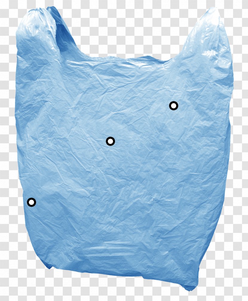 Plastic Bag Paper Bin Shopping - Azure Transparent PNG