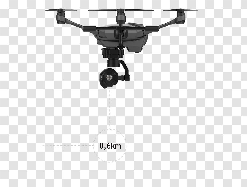 Yuneec International Typhoon H Helicopter Rotor Unmanned Aerial Vehicle - Highdefinition Television Transparent PNG
