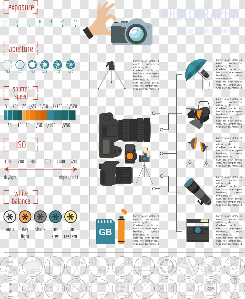Photographic Film Photography Illustration - System - Vector Camera Transparent PNG