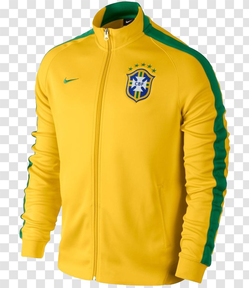 Nike Brazil National Football Team 2014 FIFA World Cup T-shirt - Jersey Transparent PNG