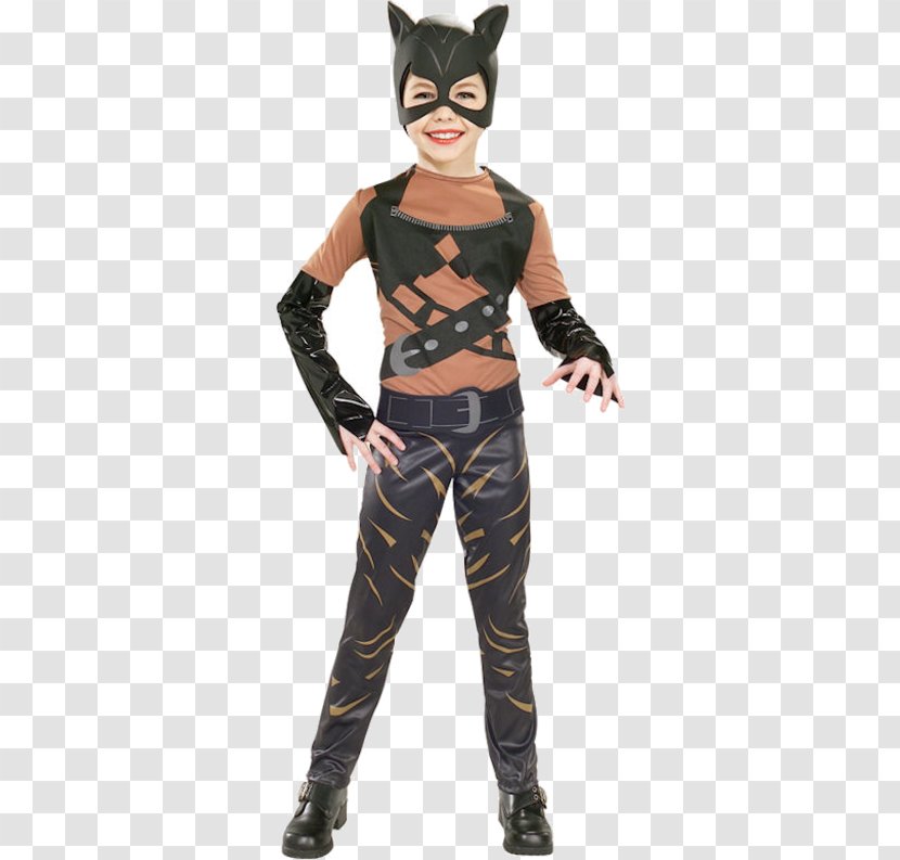 Catwoman Batman Costume Party Child - Watercolor Transparent PNG