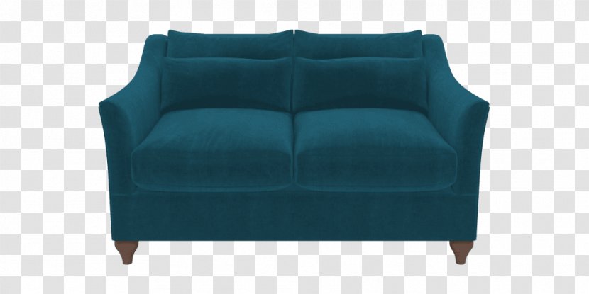 Loveseat Couch Sofa Bed Product Design Comfort - Furniture - Blue Green Coastal Kitchen Ideas Transparent PNG