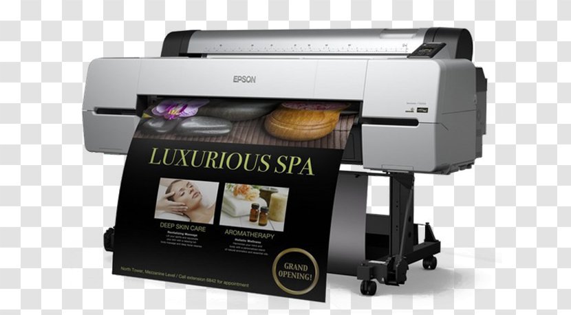 Wide-format Printer Inkjet Printing Paper - Laser - Epson Transparent PNG