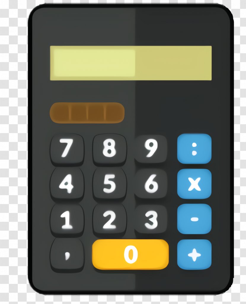 Phone Cartoon - Calculator - Communication Device Mobile Transparent PNG