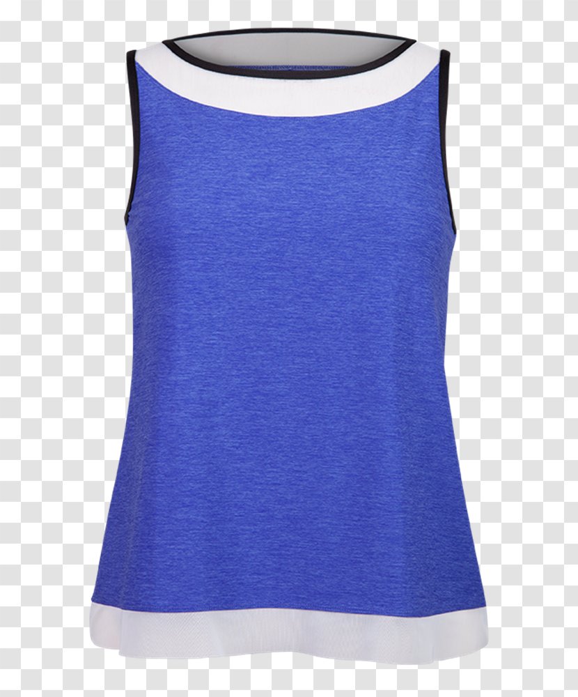 Gilets Sleeveless Shirt Shoulder - Cobalt Blue Transparent PNG