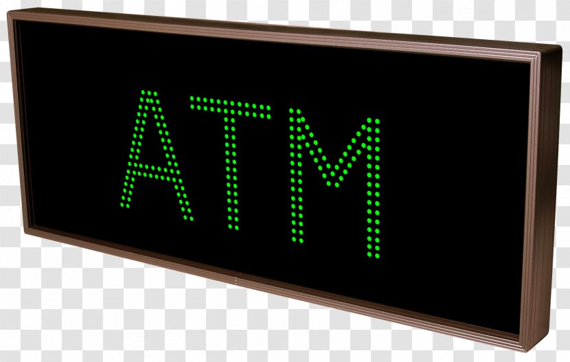 Automated Teller Machine Bank Cashier Assist Unit Light-emitting Diode - Led Display - Atm Transparent PNG