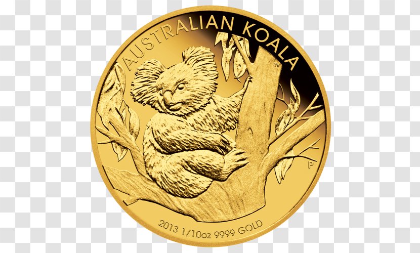 Perth Mint Gold Coin Koala - Koalas Australia Transparent PNG