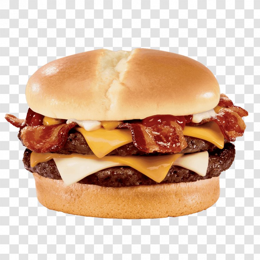 Cheeseburger Hamburger Bacon Breakfast Jack In The Box - Food Transparent PNG