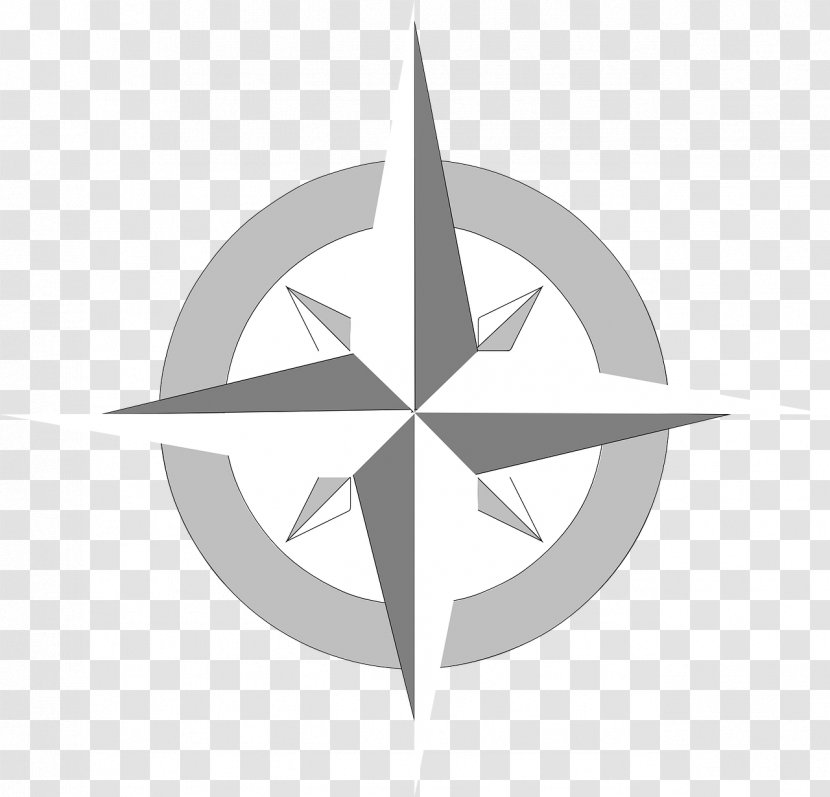 North Compass Rose Clip Art - Points Of The - Harbor Seal Transparent PNG
