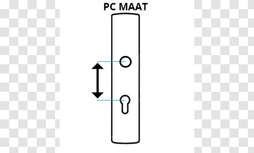 Schutzbeschlag Nemef B.V. Doornmaat Lock Personal Computer - Cylinder - Maat Transparent PNG