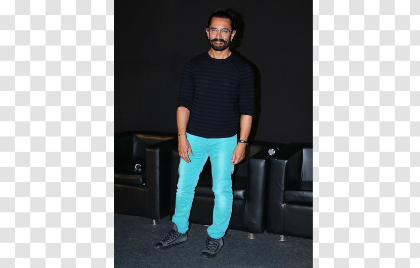 Jeans T-shirt Shoulder Denim Leggings - Muscle - Aamir Khan Transparent PNG