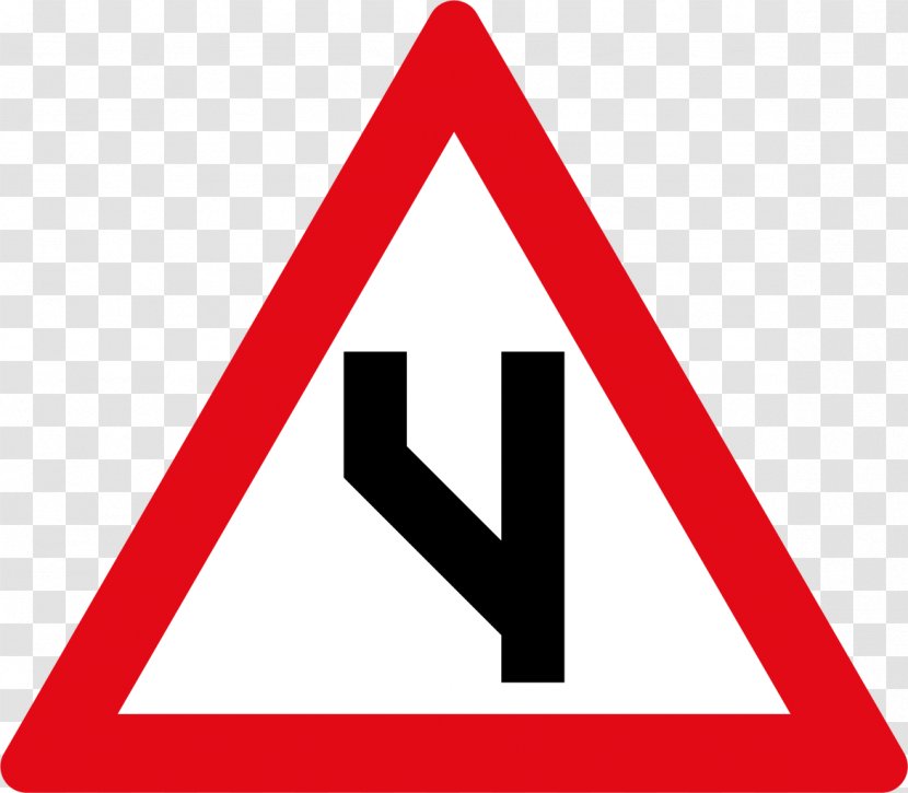 Side Road Traffic Sign Warning Junction Transparent PNG