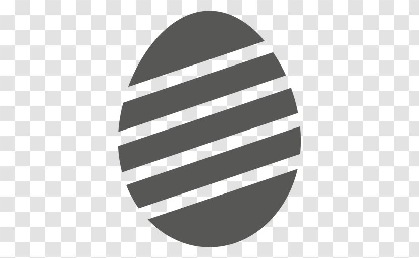Easter Egg - Monochrome Transparent PNG