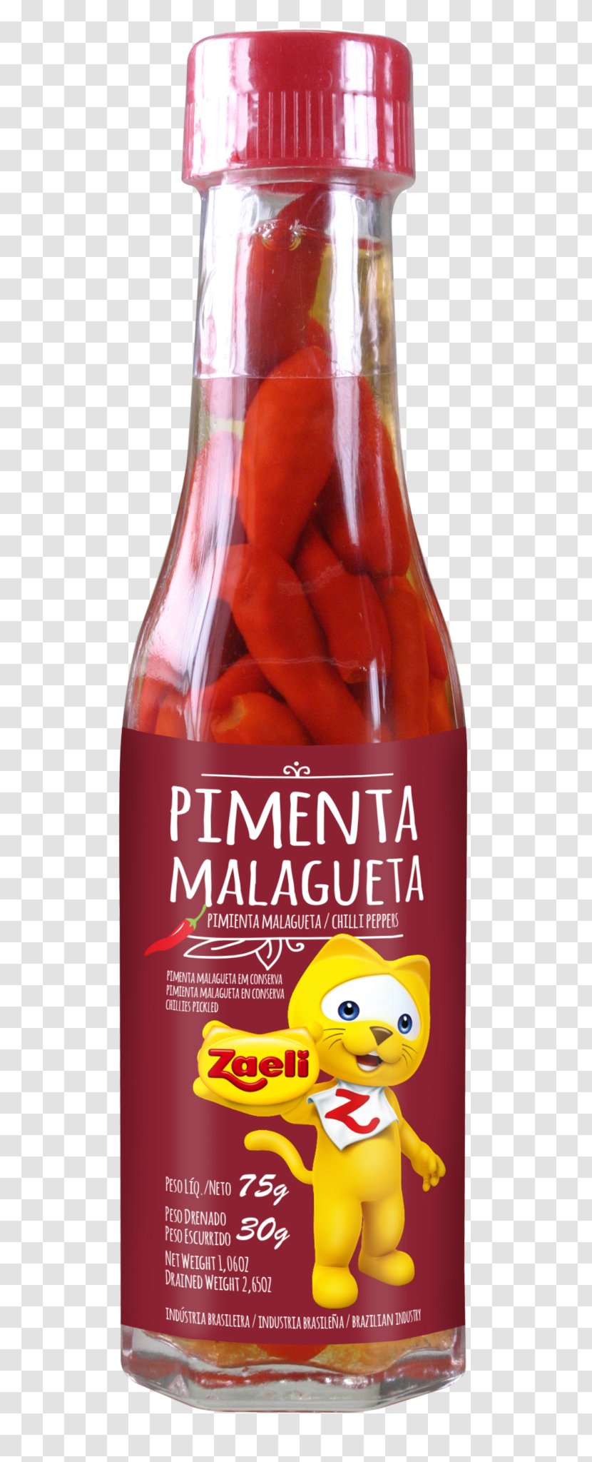 Malagueta Pepper Sweet Chili Sauce Brazilian Cuisine Hot - Pickled Foods - Pimenta Transparent PNG