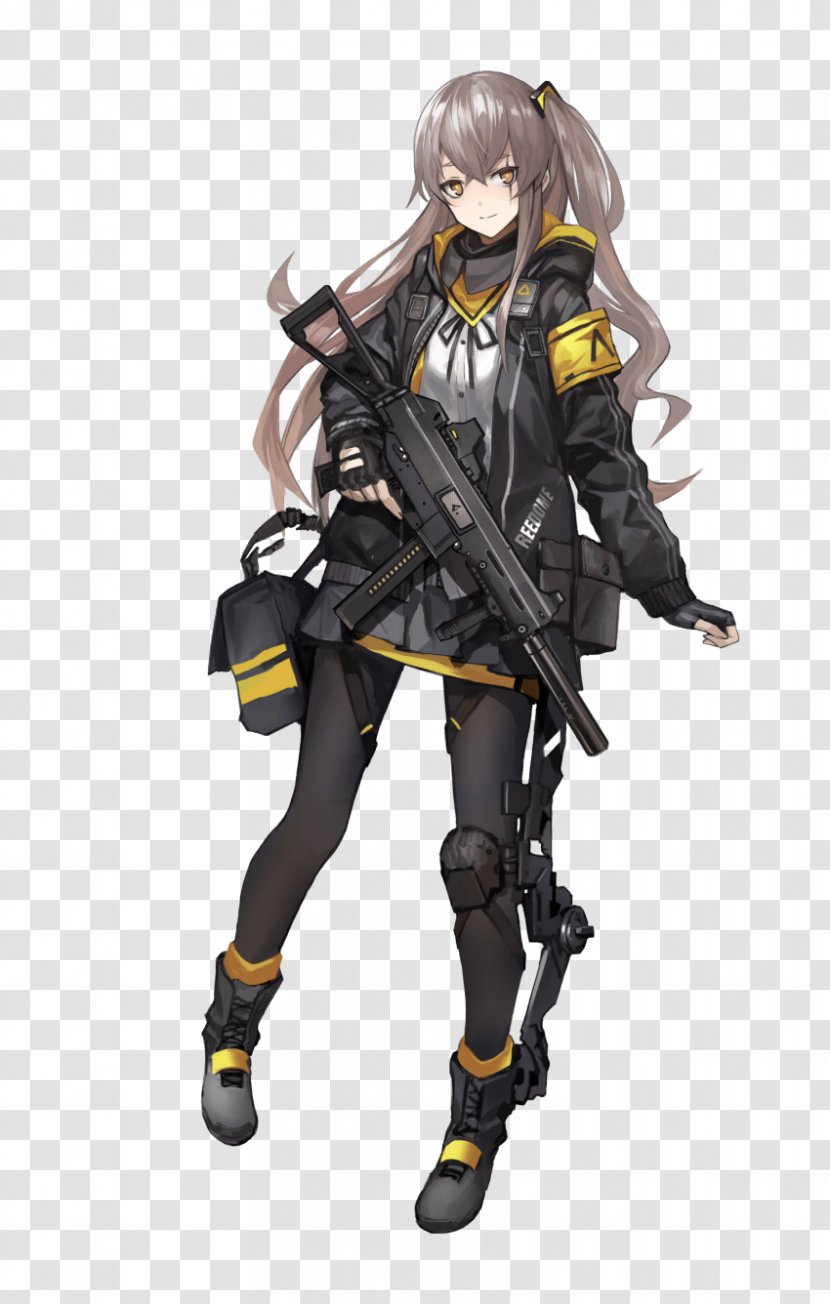 Girls' Frontline Heckler & Koch UMP Submachine Gun Weapon - Cartoon - Ammunition Transparent PNG