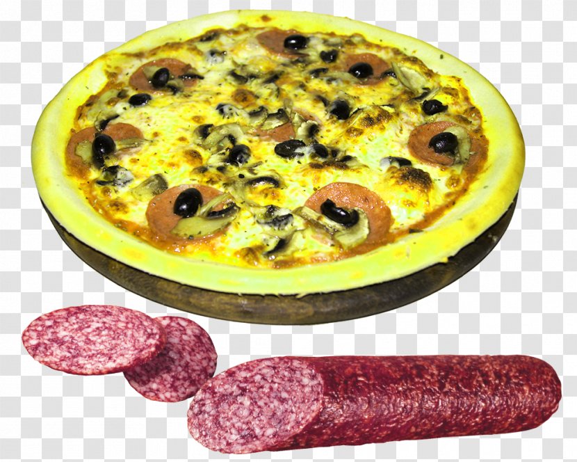 Pizza Sausage Salami - Italian Food - Bacon Transparent PNG