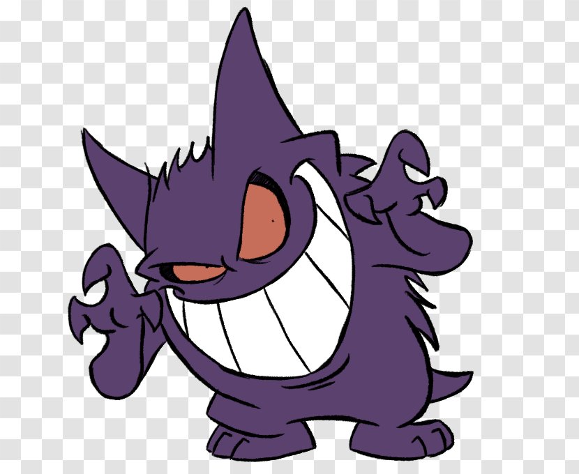 Pokémon X And Y Cat Gengar Haunter - Pok%c3%a9mon Transparent PNG