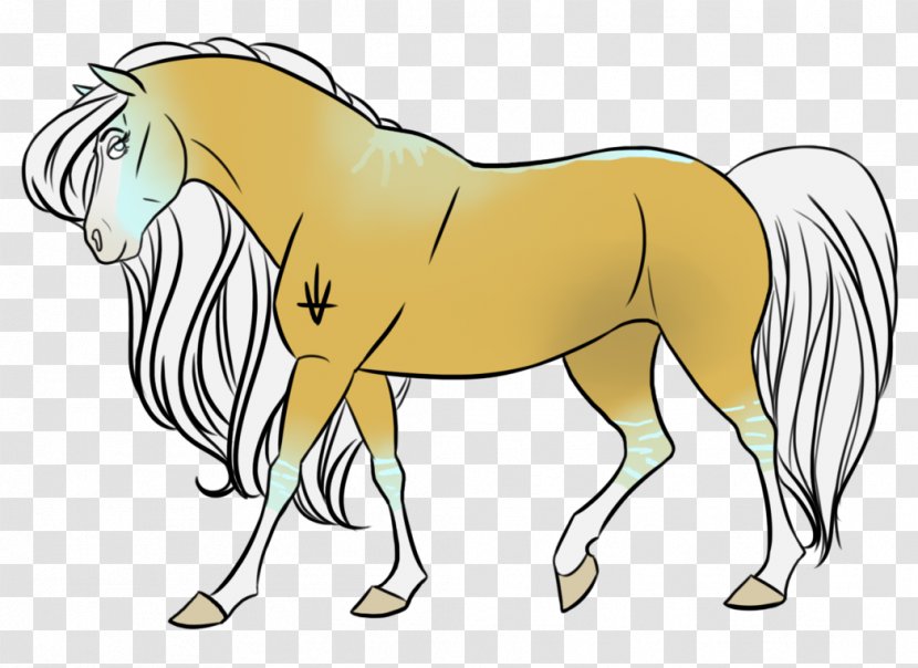 Mane Mustang Foal Pony Stallion - Halter Transparent PNG