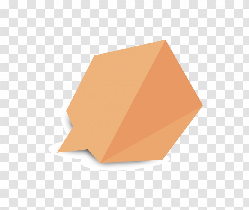 Triangle Origami Pattern - Orange - Key Frame Vector Diagram Transparent PNG