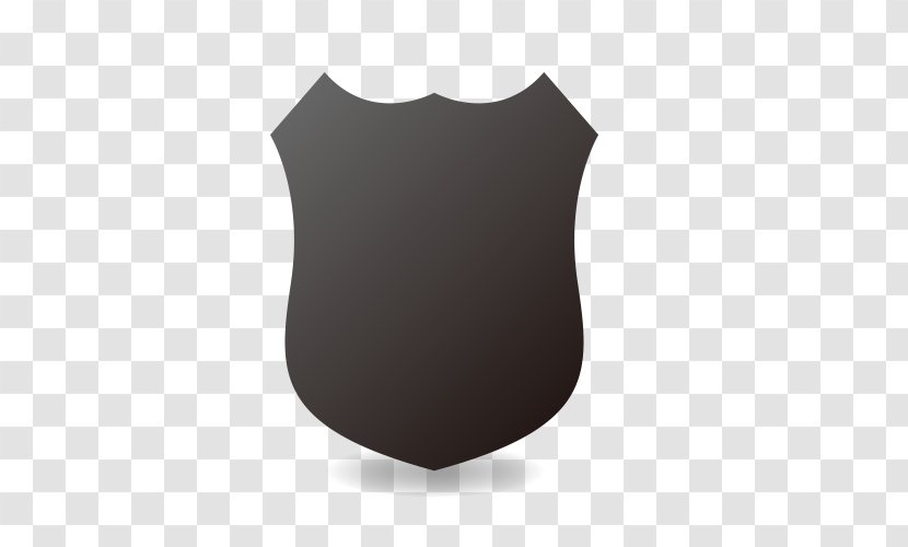 Black Shield Icon - Gratis - Dark Material Transparent PNG