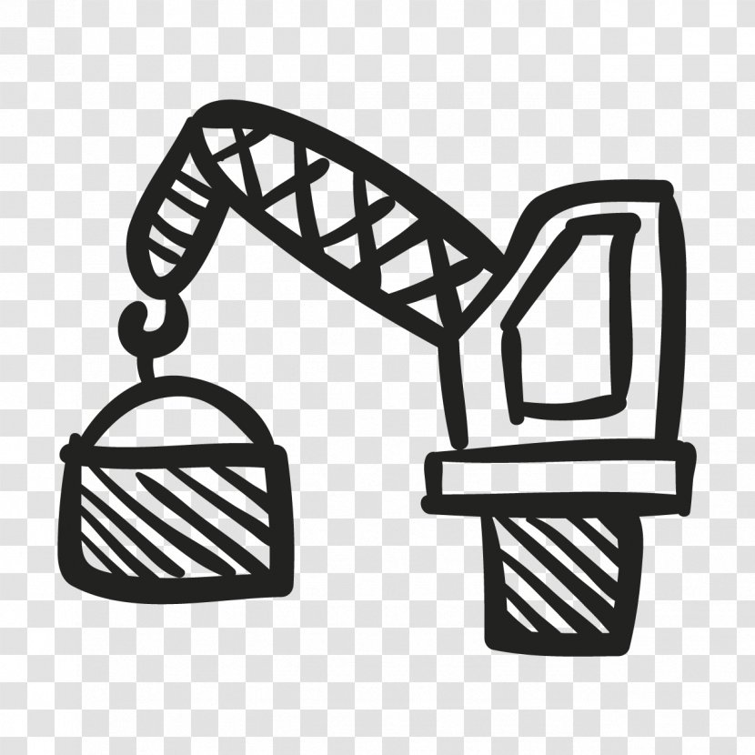 Crane Construction Vector Graphics Building Materials Transport - Articulating Icon Transparent PNG