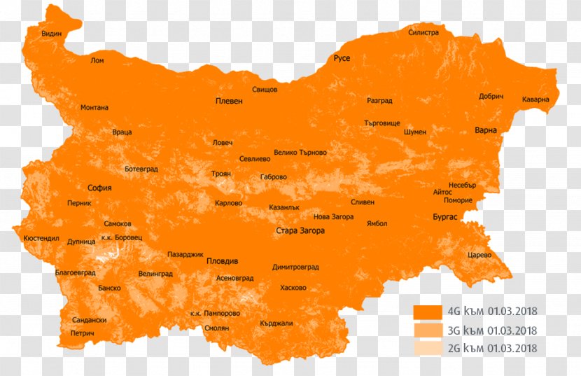Provinces Of Bulgaria Vector Graphics Royalty-free Map Illustration - Text Transparent PNG