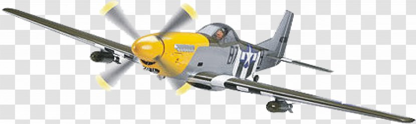 Airplane North American P-51 Mustang Radio-controlled Aircraft Model - Radiocontrolled Transparent PNG