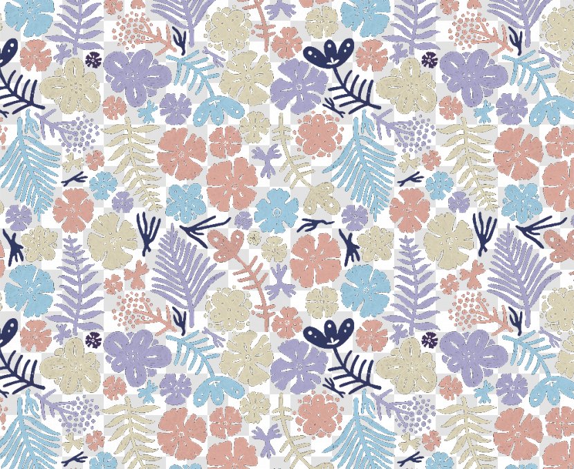 Flower Pattern - Material - Elegant Floral Background Transparent PNG